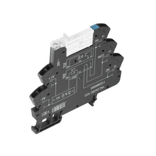 Weidmüller 1122880000 TRZ 24VDC 1CO TERMSERIES Röle Modülü (24 V DC, 1 Değiştirici Kontak, Yay Baskılı Bağlantı)