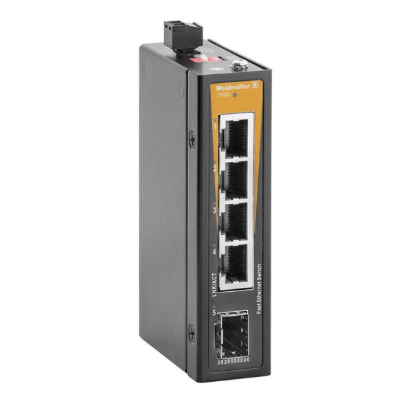 Weidmüller 2828590000 IE-SW-ELB-05-4TX-1FESFP Endüstriyel Ethernet Switch