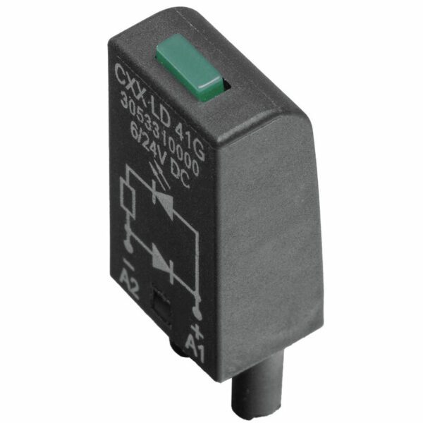 Weidmüller 3053460000 CXX L 63G CUBESERIES Yeşil LED Modülü (110…230 V AC/DC, Plug-in)