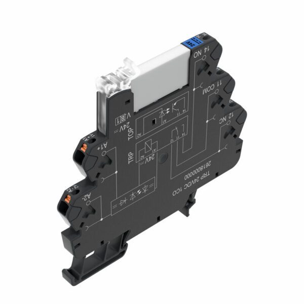 Weidmüller 2618000000 TRP 24VDC 1CO TERMSERIES Röle Modülü (24 V DC, 1 Değiştirici Kontak, PUSH IN Bağlantı)