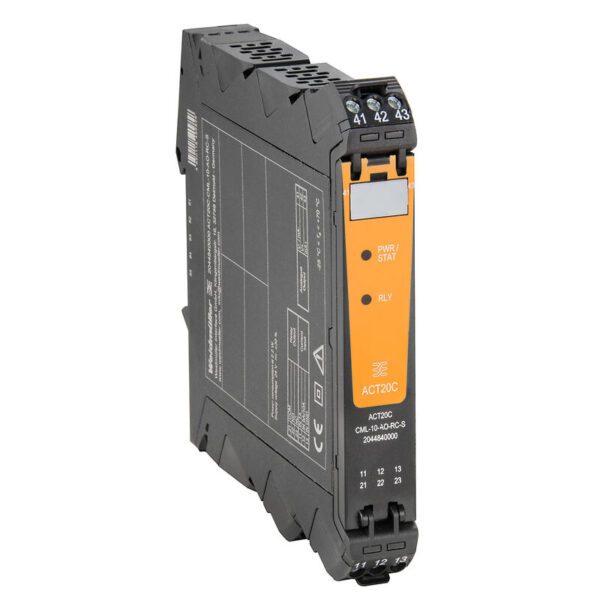Weidmüller 2044840000 ACT20C-CML-10-AO-RC-S Akım Ölçüm Transdüseri ve Limit Değer İzleme Modülü