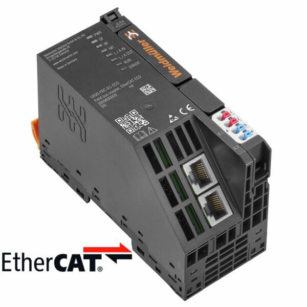 Weidmüller 2659690000 UR20-FBC-EC-ECO EtherCAT Remote I/O Fieldbus Coupler