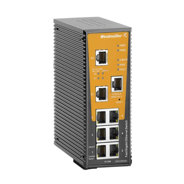 Weidmüller 2682290000 IE-SW-AL08M-6TX-2GT Endüstriyel Managed Ethernet Switch
