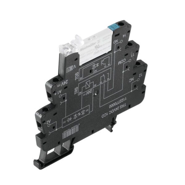 Weidmüller 1122770000 TRS 24VDC 1CO TERMSERIES Röle Modülü (24 V DC, 1 Değiştirici Kontak, Vidalı Bağlantı)