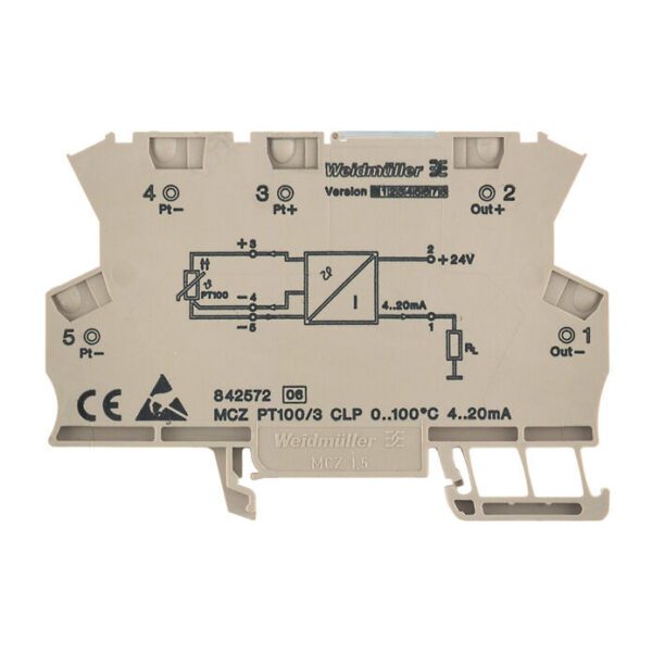 Weidmüller 8473010000 MCZ PT100/3 CLP 0...200C Sıcaklık Dönüştürücü