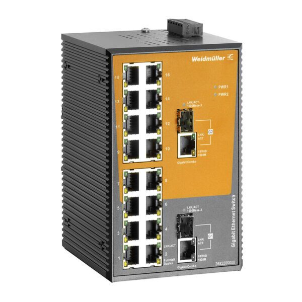 Weidmüller 2682200000 IE-SW-EL05-5TX Endüstriyel Ethernet Switch