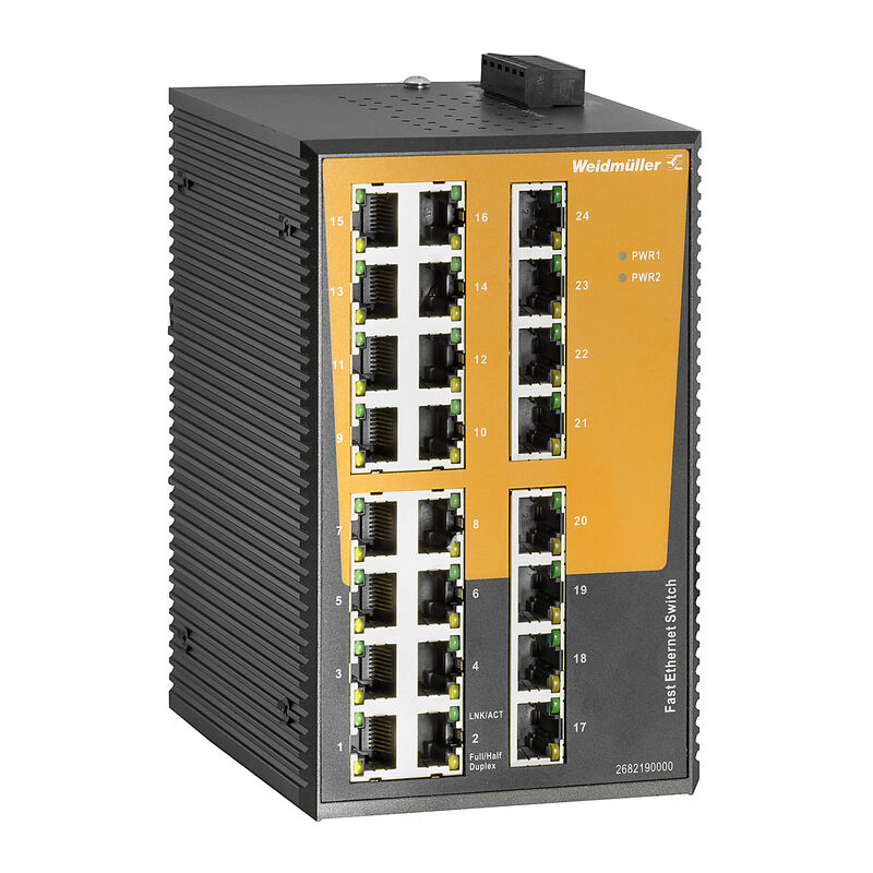 Weidmüller 2682190000 IE-SW-EL24-24TX Endüstriyel Ethernet Switch