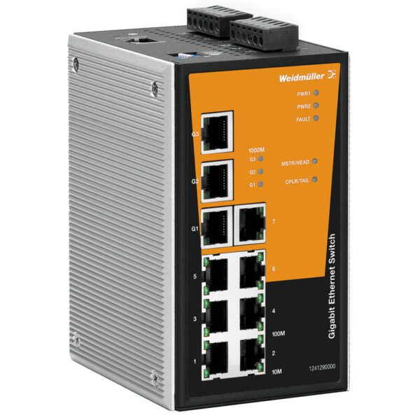 Weidmüller 1286930000 IE-SW-BL06T-2TX-4POE Endüstriyel PoE Ethernet Switch