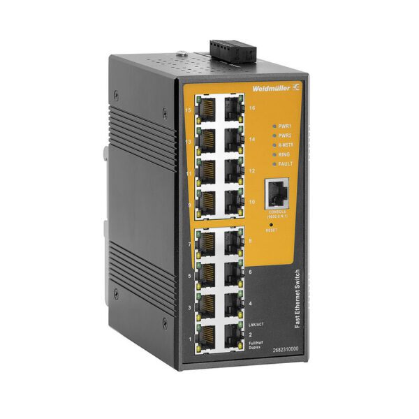 Weidmüller 2682310000 IE-SW-AL16M-16TX Endüstriyel Managed Ethernet Switch