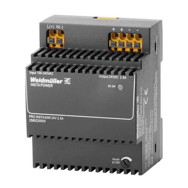 Weidmüller 2580230000 PRO INSTA 60W 24V 2.5A