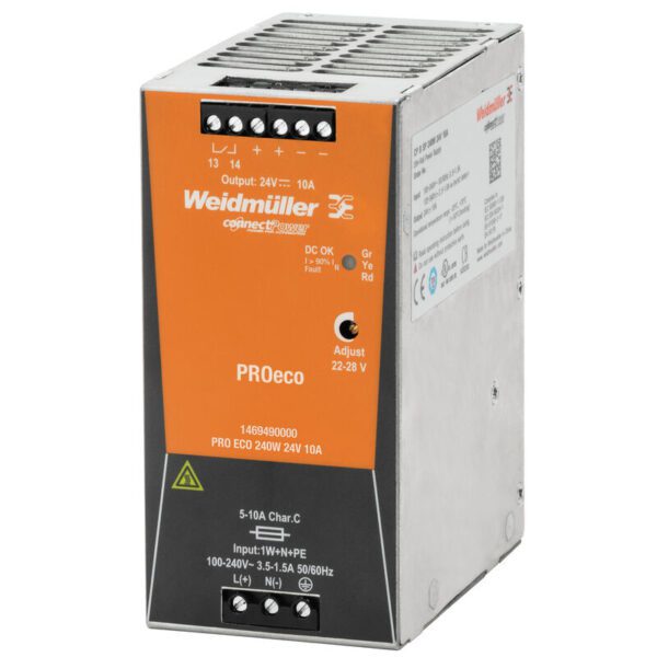 Weidmüller 1469490000 PRO ECO 240W 24V 10A