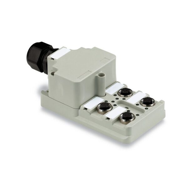 Weidmüller 1705920000 SAI-4-M 4P M12 Sensör-Aktüatör Pasif Dağıtıcı