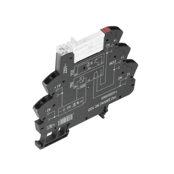 Weidmüller 1122940000 TRZ 120VAC RC 1CO TERMSERIES Röle Modülü (120 V AC, 1 Değiştirici Kontak, Yay Baskılı Bağlantı)