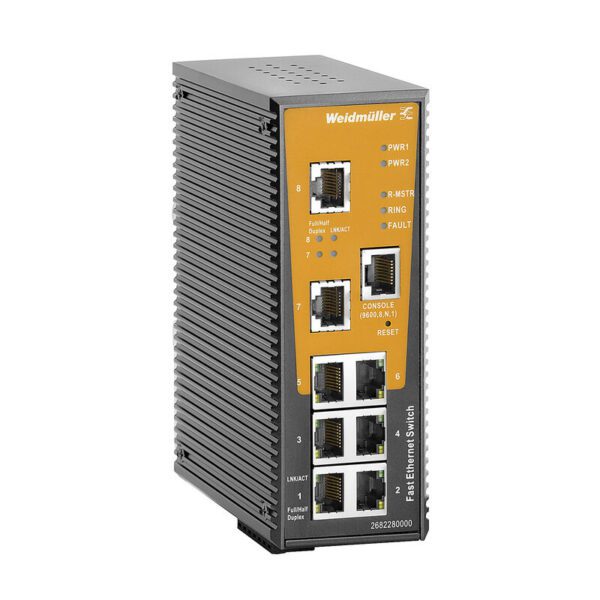 Weidmüller 2682280000 IE-SW-AL08M-8TX Endüstriyel Managed Ethernet Switch