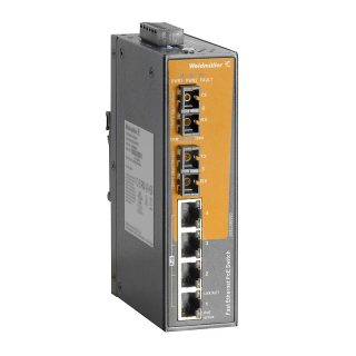 Weidmüller 2682390000 IE-SW-EL06-4POE-2SC Endüstriyel PoE Ethernet Switch