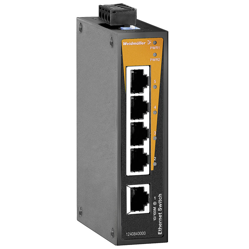 Weidmüller 1240840000 IE-SW-BL05-5TX Endüstriyel Ethernet Switch
