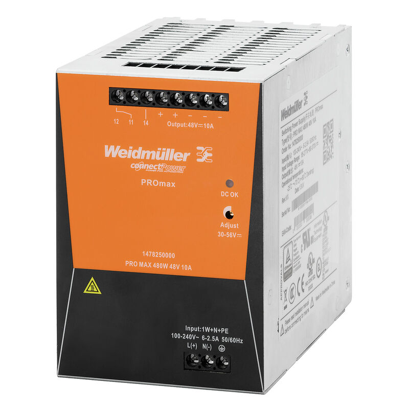 Weidmüller 1478250000 PRO MAX 480W 48V 10A