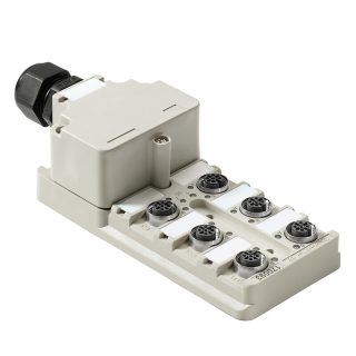 Weidmüller 1701240000 SAI-6-M 5P M12 Sensör-Aktüatör Pasif Dağıtıcı