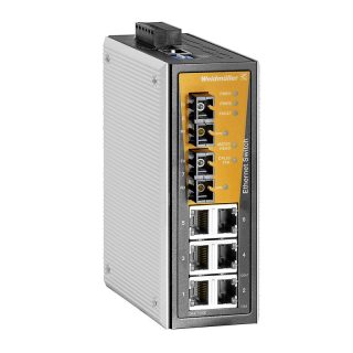 Weidmüller 1241020000 IE-SW-BL06-2TX-4POE Endüstriyel PoE Ethernet Switch