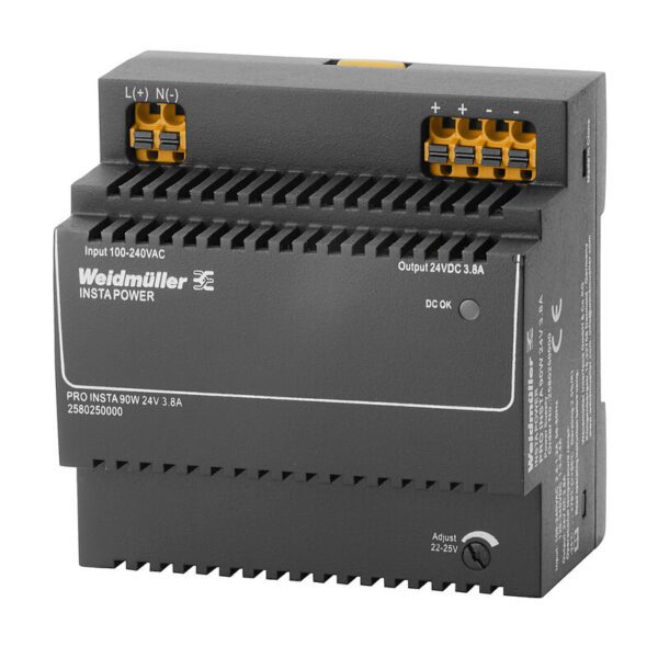 Weidmüller 2580250000 PRO INSTA 90W 24V 3.8A