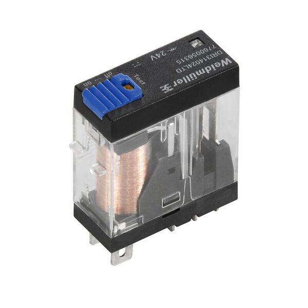 Weidmüller 7760056315 DRI314024LTD Endüstriyel Röle 24 V DC 1CO 10A LED'li Diyotlu Test Butonlu