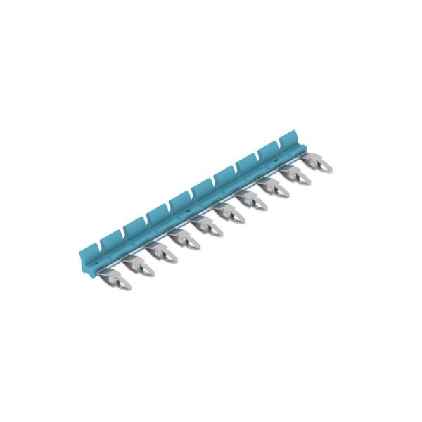 Weidmüller 2556440000 TCC 6.4/10 BL TERMSERIES Köprüleme Barası (10 Kutuplu, Mavi)