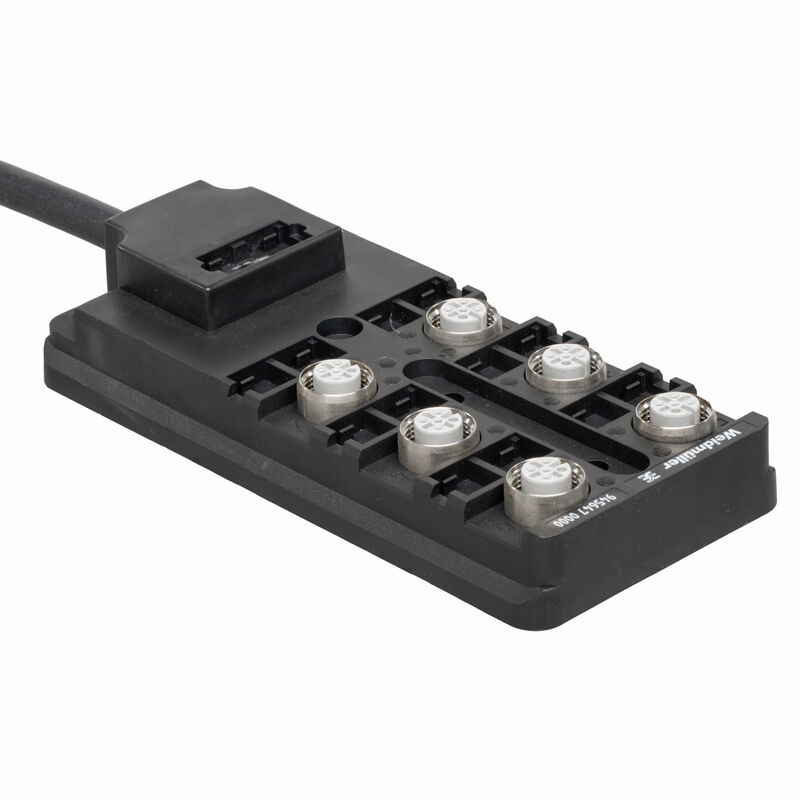 Weidmüller 9456470000 SAI-6-F 4P PUR 5M Sensör-Aktüatör Pasif Dağıtıcı