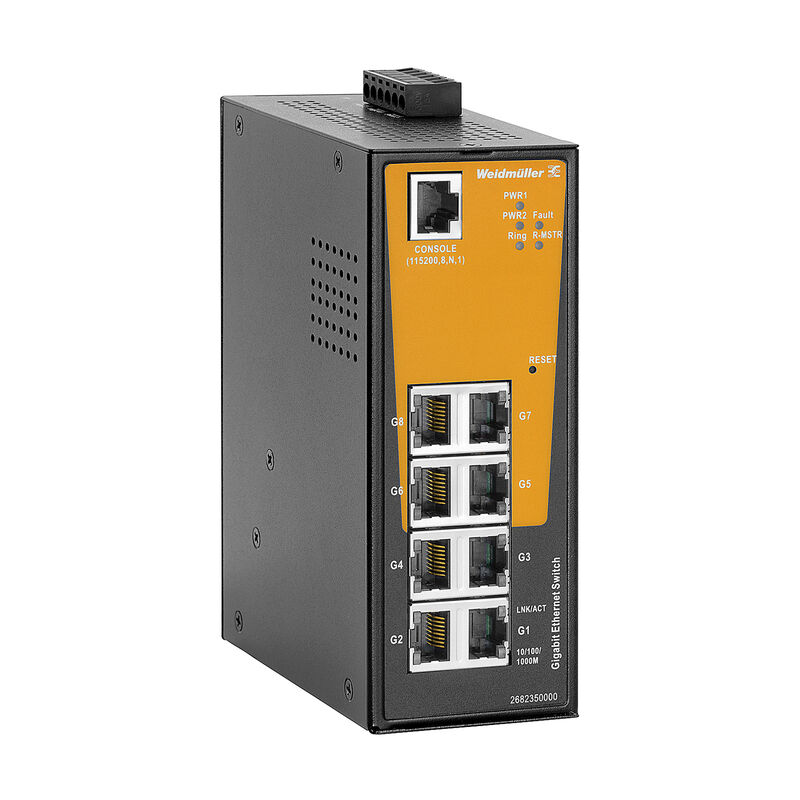 Weidmüller 2682350000 IE-SW-AL08M-8GT Endüstriyel Managed Gigabit Ethernet Switch